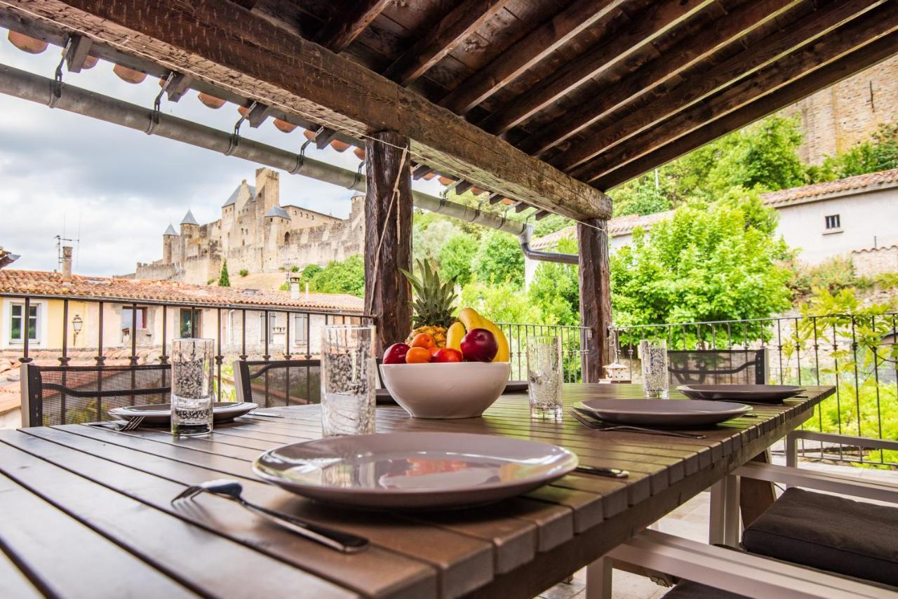La Maison De La Tour Pinte การ์กาซอน ภายนอก รูปภาพ
